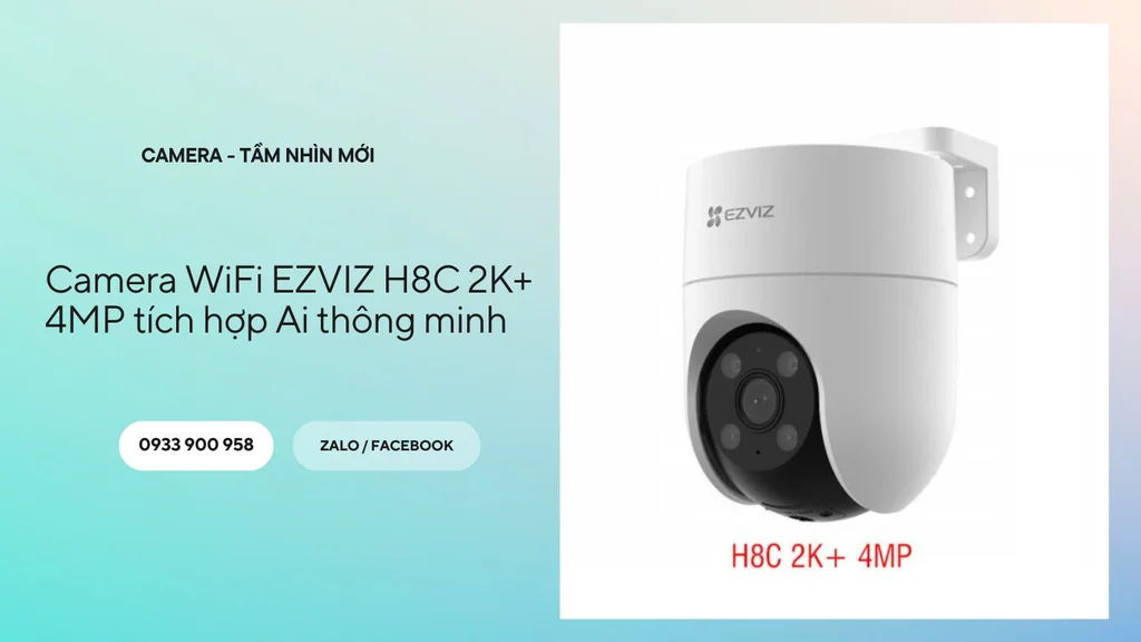 Camera WiFi EZVIZ H8C 2K+ 4MP