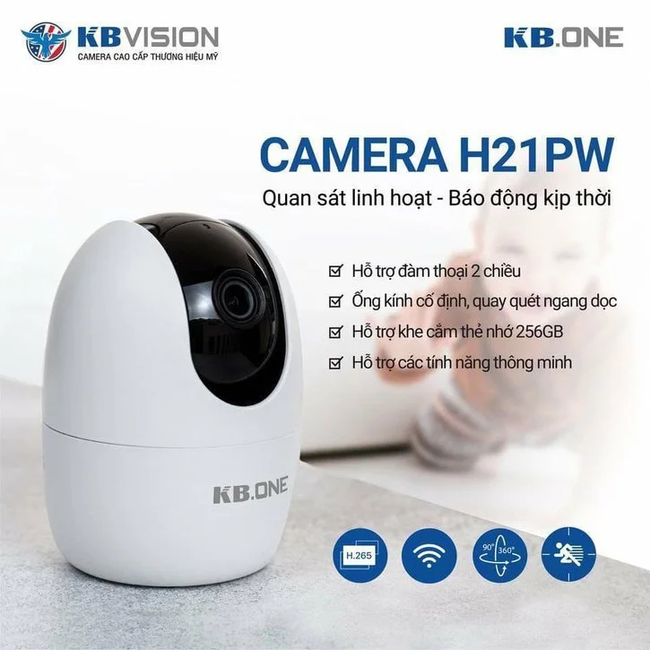 Lợi ích khi sử dụng Camera IP KN-H21PW