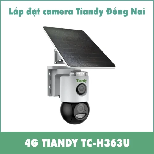 Camera 4G Tiandy TC-H363U – 2 Ống Kính 3MP, Color Maker | Lắp đặt tại Biên Hòa – Đồng Nai