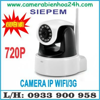 CAMERA IP WIFI/3G SIEPEM S6203Y CHẤT LƯỢNG 720P
