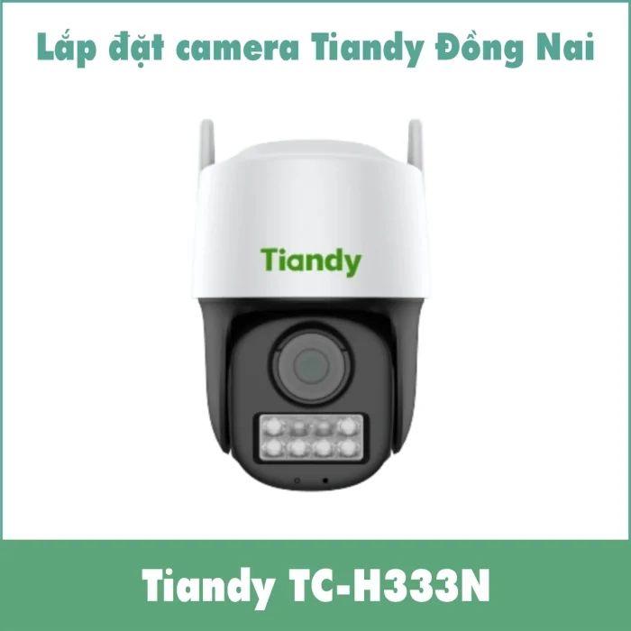 Camera Wifi Tiandy TC-H333N – 3MP Quay Quét Ngoài Trời Color Maker & Hồng Ngoại