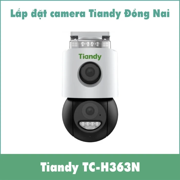 Camera WiFi Tiandy TC-H363N – 2 Ống Kính 3MP, Color Maker & Hồng Ngoại