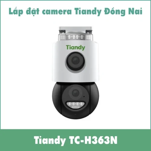 Camera WiFi Tiandy TC-H363N – 2 Ống Kính 3MP, Color Maker &amp; Hồng Ngoại