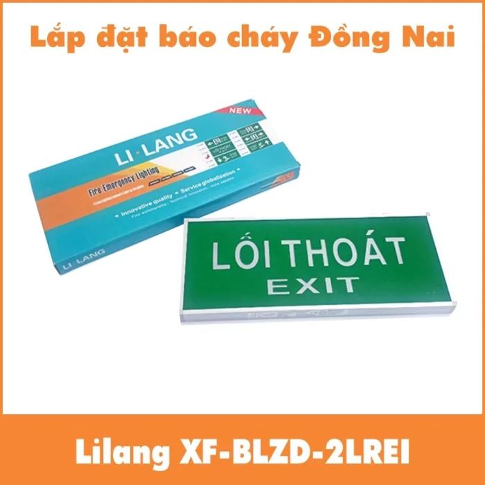 Đèn Exit không chỉ hướng Lilang XF-BLZD-2LREI – Đèn thoát hiểm 2 mặt