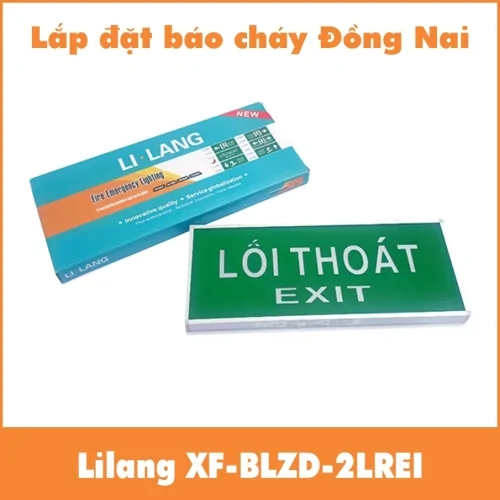 Đèn Exit không chỉ hướng Lilang XF-BLZD-2LREI – Đèn thoát hiểm 2 mặt