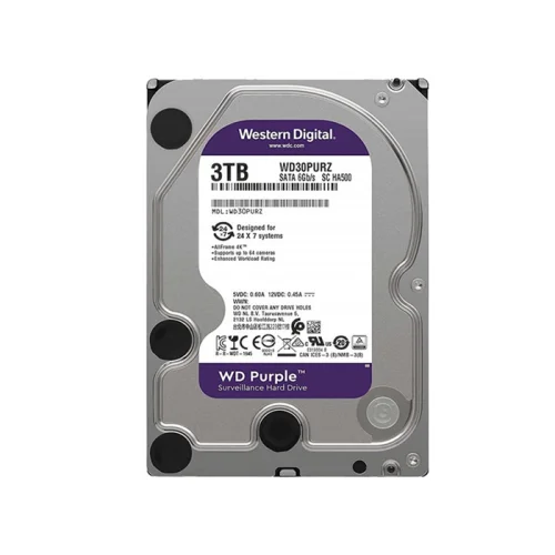 Ổ cứng HDD Western Digital Purple 3TB 3.5" Sata 3